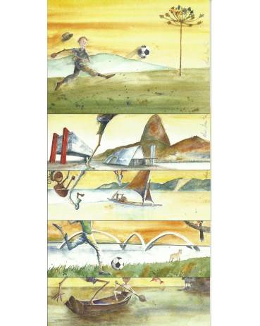SÉRIE COM 05 POSTAIS  DA COPA DO MUNDO 2014 - 7807